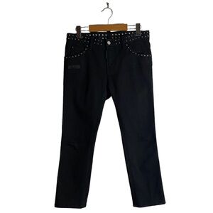 Dsquared2 Women Black Studded Skinny Denim Jeans